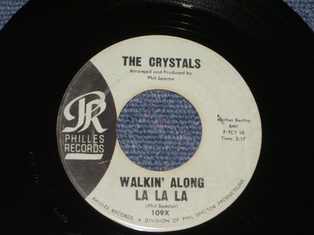 画像: THE CRYSTALS - HE 'S SURE THE BOY I LOVE ( Matrix # TCY-9フ : ANNETTE & PHIL Credit : BLUE  LABEL  Ex/Ex ) / 1962 US ORIGINAL 7" SINGLE 