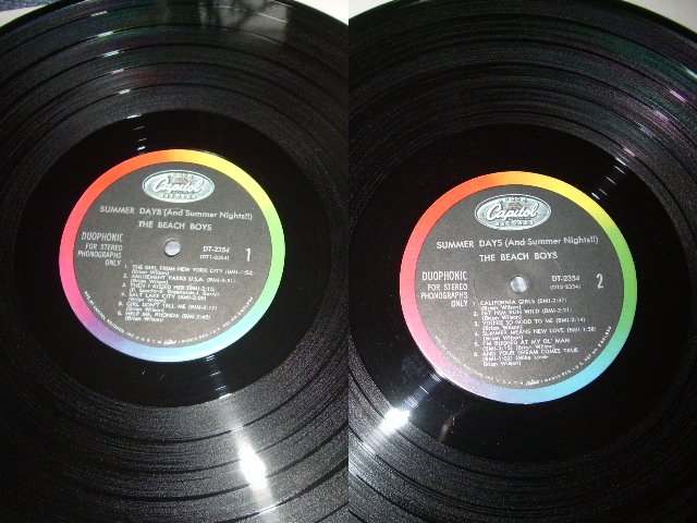 画像: The BEACH BOYS -SUMMER DAYS  ( MINT-/MINT : Matrix #  B-8/B-8 ) / 1965 US ORIGINAL STEREO DUOPHONIC Credit  LP