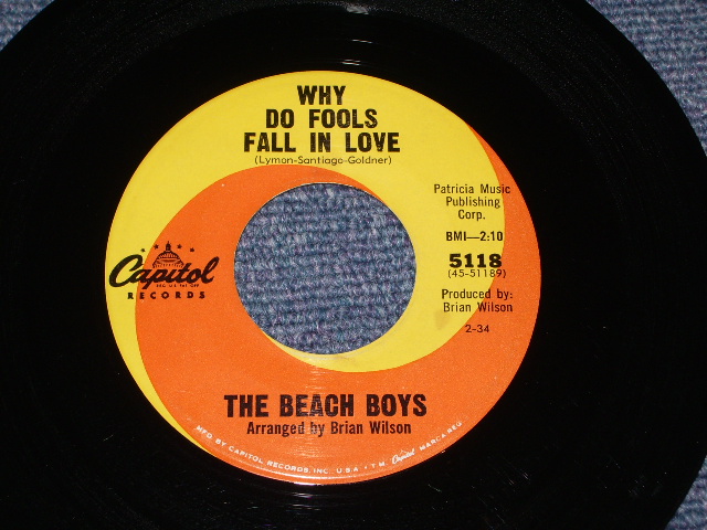 画像: THE BEACH BOYS - FUN FUN FUN (  BRIAN CREDIT ) /  1964 US  Original 7"Single  With PICTURE SLEEVE 