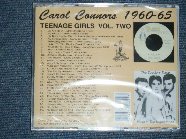 画像: CAROL CONNORS ( of THE TEDDY BEARS ) - 1960-65 / 1994 CANADA  SEALED CD 