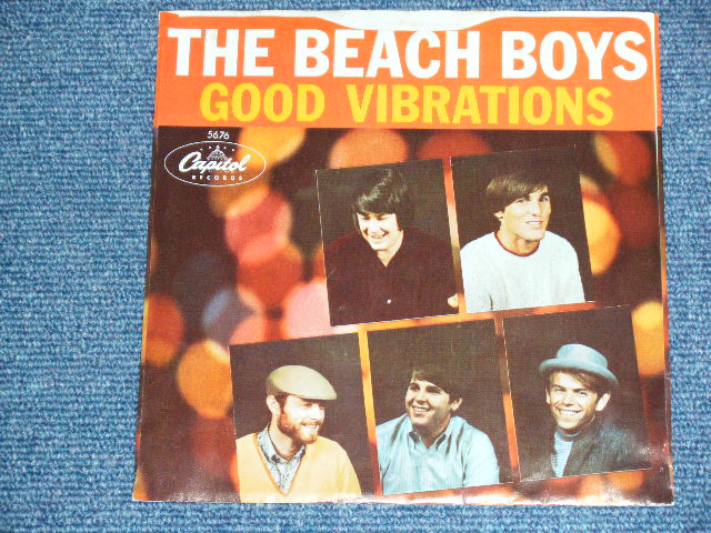 画像1: THE BEACH BOYS - A) GOOD VIBRATIONS  B)  LET'S GO AWAY FOR AWHILE  ( MATRIX F1 / G2  : DIE-CUT PS ) / 1966 US AMERICA ORIGINAL Used 7" SINGLE With PICTURE SLEEVE 