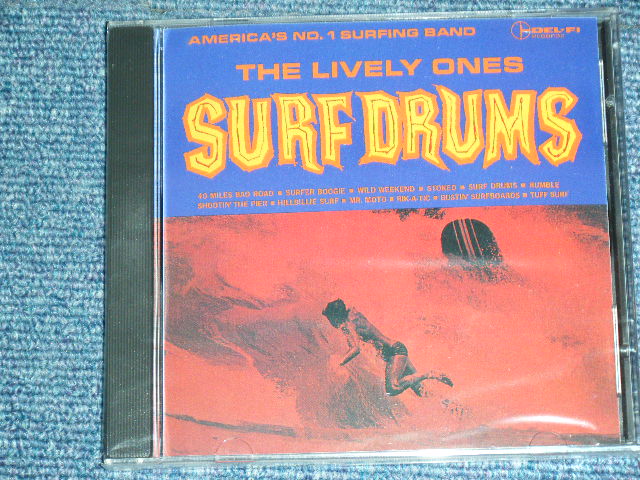 画像1: THE LIVELY ONES - SURF DRUMS /  1993 US ORIGINAL Brand New Sealed CD  