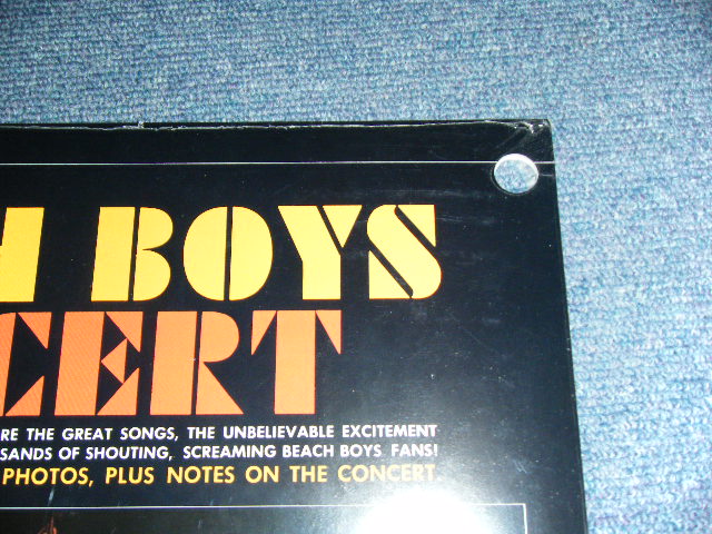 画像: The BEACH BOYS - CONCERT (MINT-/Ex++ Looks:MINT-) / 1976 Version US AMERICA REISSUE Used LP 