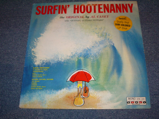 画像1: AL CASEY - SURFIN' HOOYENANY . / 1963 US ORIGINAL GREEN WAX VINYL MONO  LP 