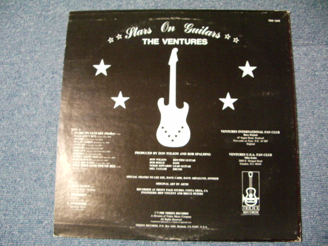 画像: THE VENTURES - STARS ON GUITARS ( PICTURE LESS on BACK Jacket ) / 1980? US ORIGINAL 12inch 