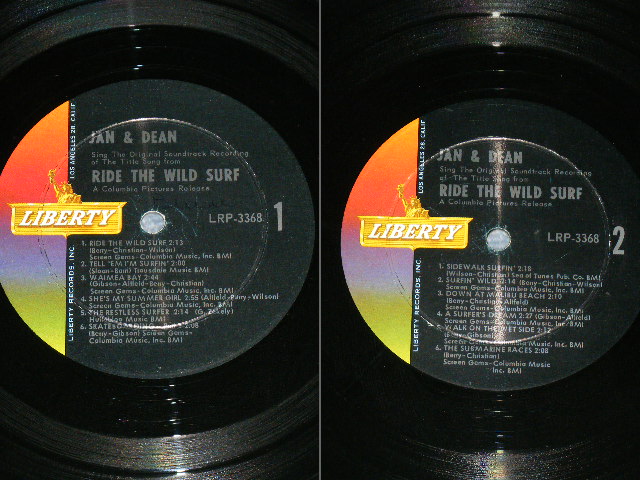 画像: JAN & DEAN - RIDE THE WILD SURF ( Ex+/Ex+++ )  / 1964 US ORIGINAL MONO  LP 