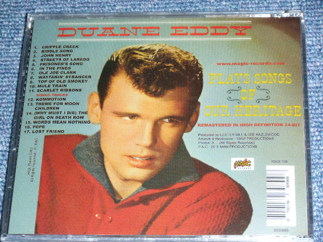 画像: DUANE EDDY - PLAYS SONGS OF OUR HERITAGE ( ORIGINAL ALBUM + BONUS TRACKS )  / 2011 FRANCE Brand New  SEALED CD