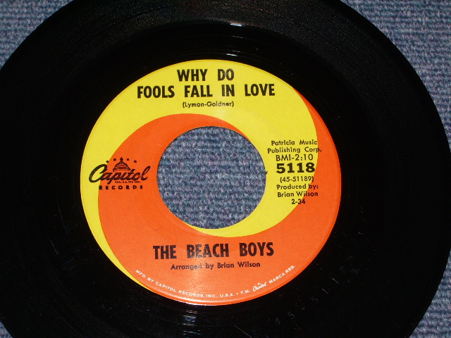 画像: THE BEACH BOYS - FUN FUN FUN (  BRIAN - MIKE LOVE  CREDIT ) /  1964 US  Original 7"Single  With PICTURE SLEEVE 