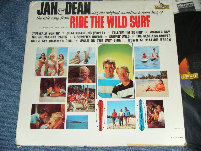 画像1: JAN & DEAN - RIDE THE WILD SURF ( Ex-/Ex++ )  / 1964 US ORIGINAL MONO  LP 