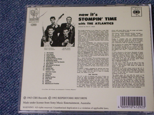 画像: THE ATLANTICS - NOW IT'S STOMPIN' TIME /1992 WEST-GERMANY NEW CD