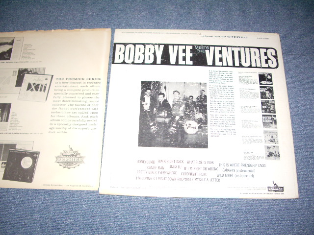 画像: THE VENTURES & BOBBY VEE - BOBBY VEE MEETS THE VENTURES( With BOBBY & NOKIE & MEL'S AUTOGRAPHED SIGNED ) / 1963 US ORIGINAL Stereo LP 
