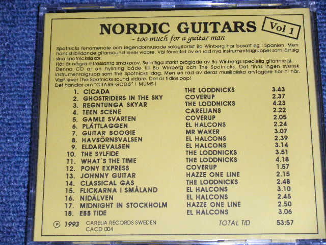 画像: VA - NORDIC GUITARS VOL.1 / 1993 SWEDEN ORIGINAL Brand NEW CD  