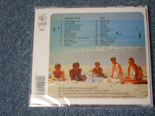 画像: THE SURFARIS - FUN CITY, USA/WIPE OUT ( 2 in 1 ) / 1990 GERMAN  ORIGINAL Brand New SEALED CD 