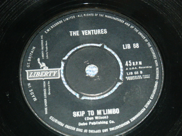 画像: THE VENTURES - EL CUMBANCHERO ( VG+++/Ex+ ) / 1963 UK ORIGINAL 7" Single