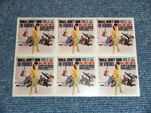 画像: THE VENTURES - WALK-DON'T RUN  VOL.2 (With MINI JACKET & STRIPE )  / 1964 US ORIGINAL 7"EP + PICTURE SLEEVE NO RECORD 