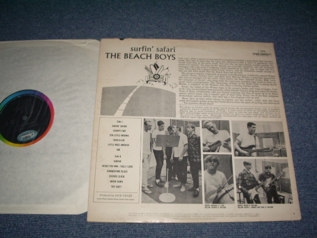 画像: The BEACH BOYS - SURFIN' SAFARI ( Ex- / Ex- MATRIX # A)T1-1-1808-N2#2  / B) T2-1808-D6#2 ) / 1962 US ORIGINAL MONO LP