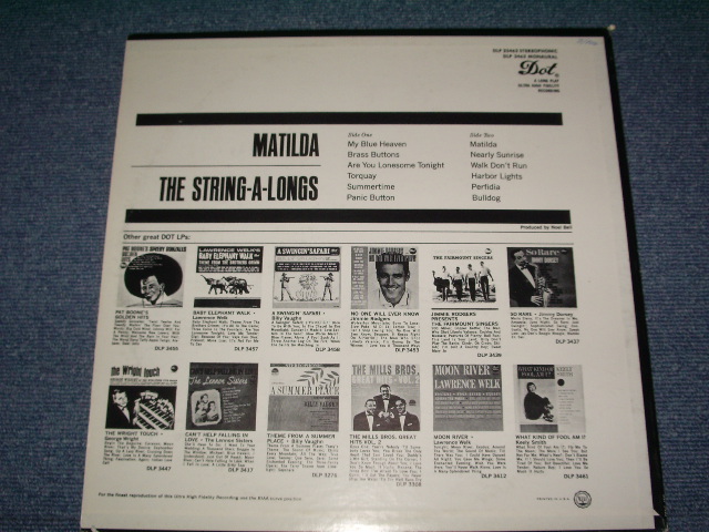 画像: THE STRING-A-LONGS -  MATILDA / 1962 US ORIGINAL Mono  LP 
