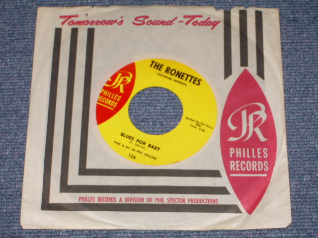 画像: THE RONETTES - BORN TO BE TOGETHER ( Ex+++ ) / 1965 US ORIGINAL 7" SINGLE  With COMPANY SLEEVE