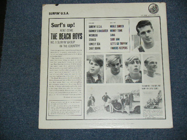 画像: The BEACH BOYS - SURFIN' USA ( Ex+ / Ex++ ) / 1963 US ORIGINAL STEREO LP