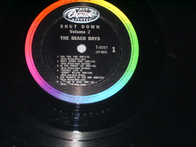 画像: The BEACH BOYS - SHUT DOWN VOLUME 2 ( MINT- / MINT- ) / 1964 PHILIPPINES ORIGINALMONO   LP