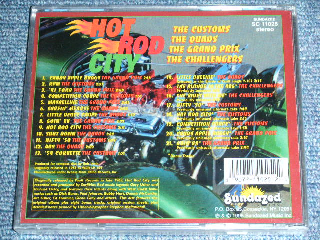 画像: V.A. Omnibus - HOT ROD CITY  / 1995 US Brand New SEALED CD
