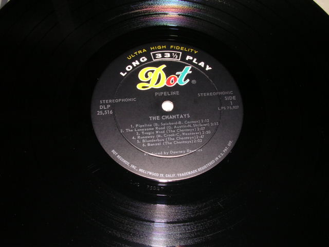 画像: THE CHANTAYS - PIPELINE ( Ex++/Ex+ ) / 1963 US AMERICA ORIGINAL "1st Press on STEREO Version" Used LP 