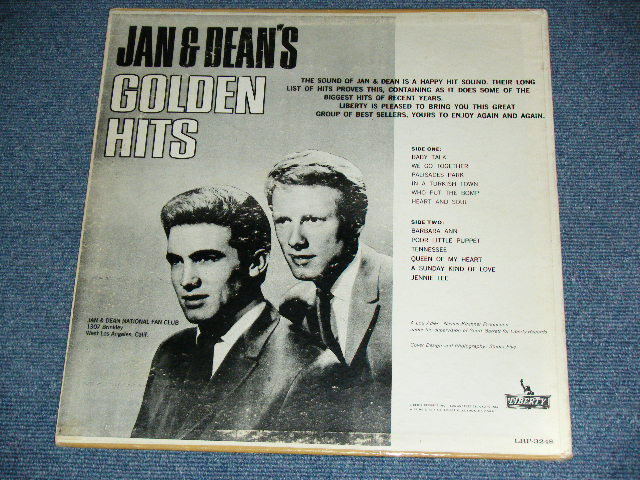 画像: JAN & DEAN - GOLDEN HITS ( Ex/Ex+++ )   / 1962 US ORIGINAL MONO LP 