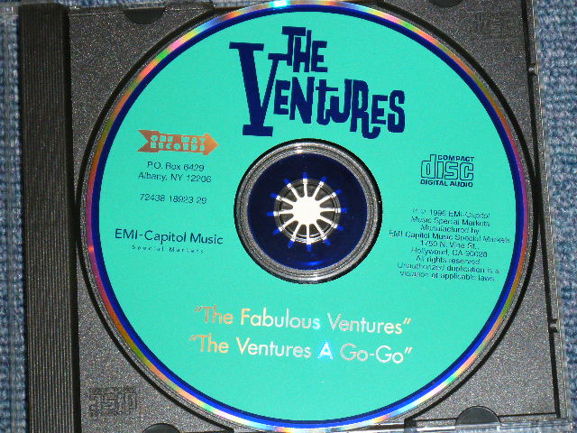 画像: THE VENTURES - THE FABULOUS + A GO GO  ( 2 in 1+ BONUS TRACK ) / 1996 US Used CD 