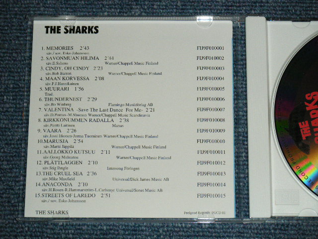 画像: THE SHARKS - MEMORIES / 2001 FINLAND ORIGINAL Brand New CD