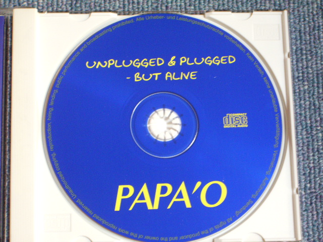 画像: PAPA'O (THE SPOTNICKS) - UNPLUGGED & PLUGGED-BUTALIVE / 1998  GERMAN Brand New  CD 