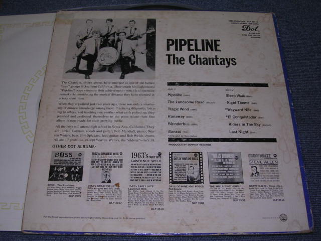 画像: THE CHANTAYS - PIPELINE / 1963 US ORIGINAL MONO LP 