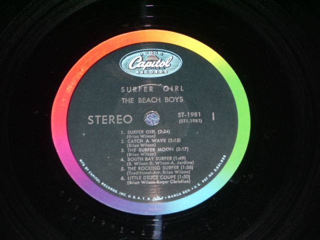 画像: The BEACH BOYS - SURFER GIRL ( Ex+ / Ex+++ ) / 1963 US ORIGINAL STEREO LP