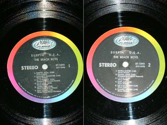 画像: The BEACH BOYS - SURFIN' USA ( Ex+ / Ex++ ) / 1963 US ORIGINAL STEREO LP
