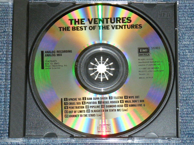 画像: THE VENTURES - THE BEST OF / 1987 US Used CD 