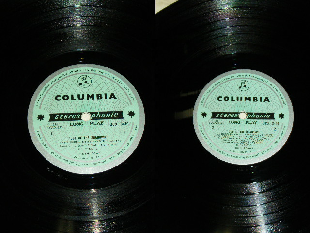 画像: THE SHADOWS - OUT OF THE SHADOWS ( VG+++/Ex+++ ) / 1962 UK ENGLAND ORIGINAL 1st Press "LIGHT BLUE Label" STEREO Used  LP 