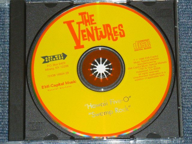 画像: THE VENTURES - SWAMP ROCK + HAWAII FIVE- O ( 2 in 1 + BONUS ) / 1996  US ORIGINAL USED  CD 