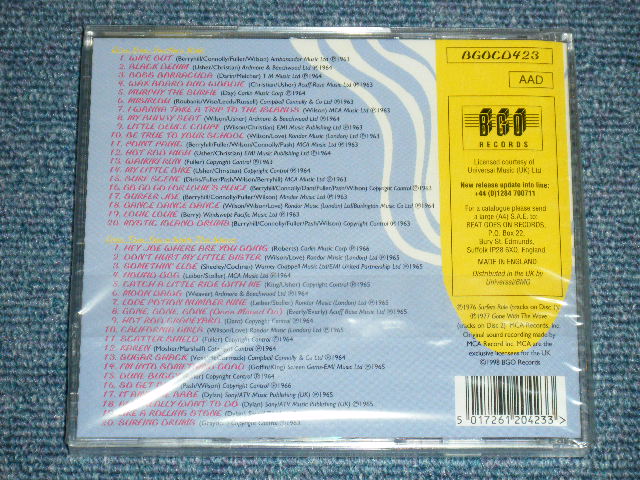 画像: THE SURFARIS - SURFERS RULE + GONE WITH THE WAVE ( TWO ORIGINAL ALBUM + BONUS ) / 1998 UK  ORIGINAL Brand New SEALED CD 
