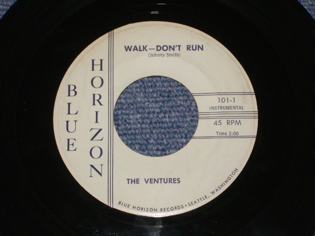 画像1: THE VENTURES - WALK-DON'T RUN / HOME (CRACK THE EDGE SIDE ) / 1960 US ORIGINAL 7" SINGLE 