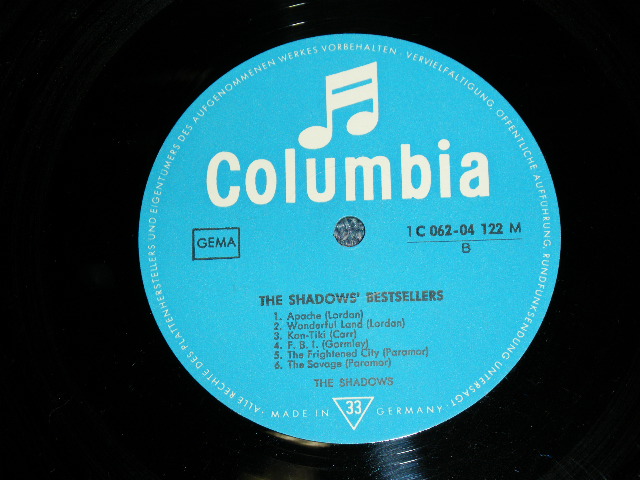 画像: THE SHADOWS - BEST SELLERS   ( Ex++/MINT- ) / 1970  WEST-GERMANY REISSUE Used LP 