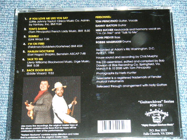 画像: DANNY GATTON TOM PRINCIPATO - OH NO!-MORE BLAZING TELECASTERS / 1990's US  ORIGINAL Brand New CD 