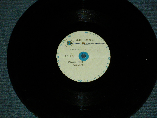 画像: MARKSMEN ( NOKIE of THE VENTURES )  - PEACE PIPE + SUNNY RIVER   / US ORIGINAL TEST PRESS : ACETATE  10" Single 