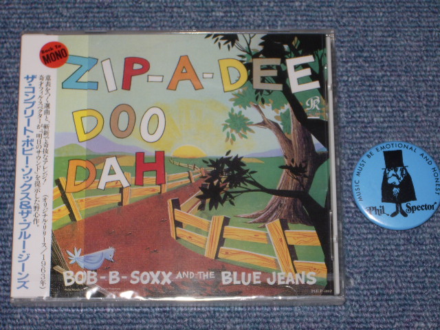 画像: BOB-B-SOXX and the BLUE JEANS - ZIP-A-DEE-DOO-DAH + BONUS TRACKS + CAN BADGE/ 1993 JAPAN ONLY MONO SEALED CD