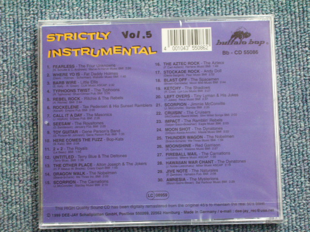 画像: VA - STRICTLY INSTRUMENTAL VOL.5 / 1999 GERMANY SEALED CD 