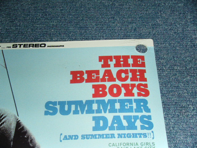画像: The BEACH BOYS - SUMMER DAYS / 1990's  US REISSUE PROMO BB HOLE Brand New SEALED LP 