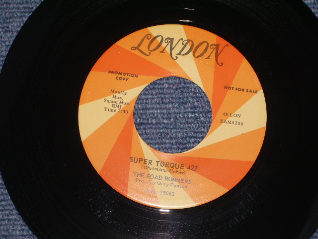 画像1: THE ROAD RUNNERS and  GARY PAXTON - SUPER TORQUE 427 / 1964 US ORIGINAL 7" Single 