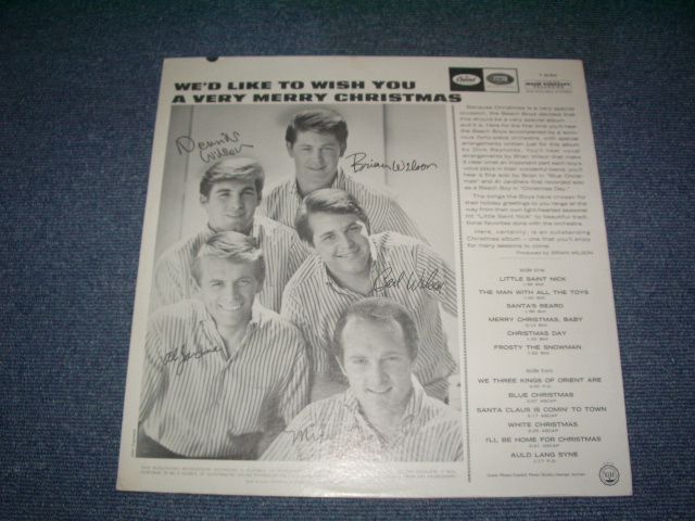 画像: The BEACH BOYS - CHRISTMAS ALBUM  ( Ex+++/MINT ) / 1964 US ORIGINAL MONO LP