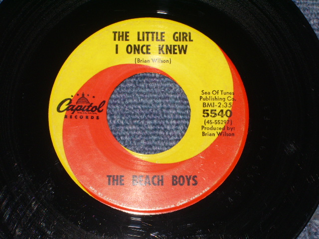 画像1: THE BEACH BOYS -THE LITTLE GIRL I ONCE KNEW (  MATRIX  F3#2/G6 : Ex ) / 1965 US ORIGINAL 7" SINGLE 