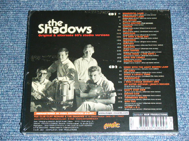 画像: THE SHADOWS - ORIGINAL & ALTERNATE  60's STUDIO VERSIONS  / 2007 FRENCH DIGI-PACK Brand New SEALED  2 CD