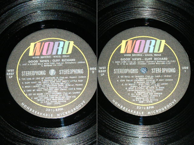 画像: CLIFF RICHARD - GOOD NEWS ( Ex+++/Ex+++ ) / 1967 US ORIGINAL STEREO Used LP  