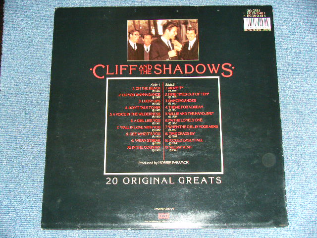 画像: CLIFF AND THE SHADOWS - 20 ORIGINAL GREAT / 1984 UK ORIGINAL Used LP 